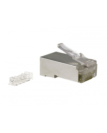 a-lan Wtyk RJ45 kat.6 STP Alantec srebrny 100szt.