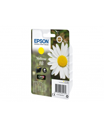 Tusz Epson C13T18044012 (oryginał 18; 3.3 ml; żółty)