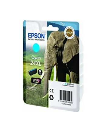 Tusz Epson C13T24324012 (oryginał 24XL; 8 7 ml; niebieski)