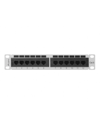 Patch panel Lanberg PPU6-9012-S (1U; 10 ; kat. 6; UTP; 12xRJ-45) nr 1