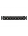 Patch panel Lanberg PPF6-9012-B (1U; 10 ; kat. 6; FTP; 12xRJ-45) - nr 12