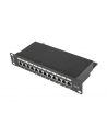 Patch panel Lanberg PPF6-9012-B (1U; 10 ; kat. 6; FTP; 12xRJ-45) - nr 14