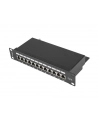 Patch panel Lanberg PPF6-9012-B (1U; 10 ; kat. 6; FTP; 12xRJ-45) - nr 8