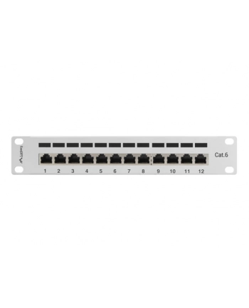 Patch panel Lanberg PPF6-9012-S (1U; 10 ; kat. 6; FTP; 12xRJ-45) nr 2