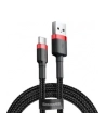 Kabel Baseus Cafule CATKLF-A91 (USB 2.0 - USB typu C ; 0 50m; kolor czarno-czerwony) - nr 6