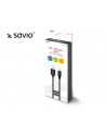 Kabel SAVIO CL-129 (USB 2.0 typu C - USB 2.0 typu A ; 2m; kolor czarny) - nr 4