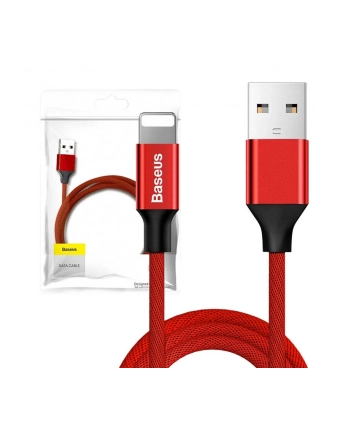 Kabel Baseus Yiven CALYW-A09 (USB 2.0 - Lightning ; 1 8m; kolor czerwony)
