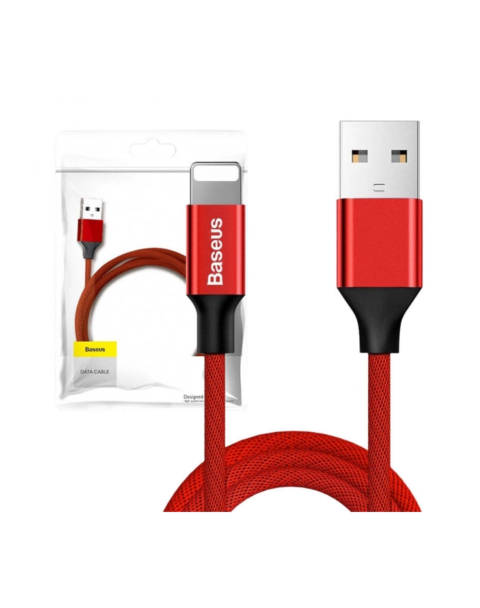 Kabel Baseus Yiven CALYW-A09 (USB 2.0 - Lightning ; 1 8m; kolor czerwony) główny