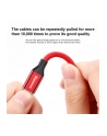 Kabel Baseus Yiven CALYW-A09 (USB 2.0 - Lightning ; 1 8m; kolor czerwony) - nr 21