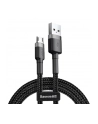 Kabel Baseus cafule CAMKLF-BG1 (USB M - Micro USB M; 1m; Szaro-czarny) - nr 8