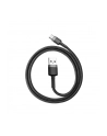 Kabel Baseus Cafule CATKLF-AG1 (USB 2.0 - USB typu C ; 0 50m; kolor ciemnoszary) - nr 7