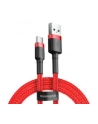 Kabel Baseus Cafule CATKLF-C09 (USB 2.0 - USB typu C ; 2m; kolor czarno-czerwony) - nr 7
