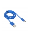 Kabel IBOX IKUMTCB (USB 2.0 typu A - USB typu C ; 1m; kolor niebieski) - nr 8
