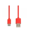 Kabel IBOX IKUMTCR (USB 2.0 typu A - USB typu C ; 1m; kolor czerwony) - nr 8