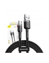 Kabel Baseus CAMKLF-AG1 (USB M - Micro USB M; 0 50m; kolor szary) - nr 11