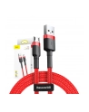 Kabel Baseus cafule CAMKLF-B09 (USB M - Micro USB M; 1m; kolor czerwony) - nr 11