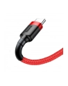 Kabel Baseus Cafule CATKLF-A09 (USB 2.0 - USB typu C ; 0 50m; kolor czerwony) - nr 15