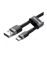 Kabel Baseus Cafule CATKLF-BG1 (USB 2.0 - USB typu C ; 1m; Szaro-czarny) - nr 10
