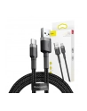 Kabel Baseus Cafule CATKLF-BG1 (USB 2.0 - USB typu C ; 1m; Szaro-czarny) - nr 15