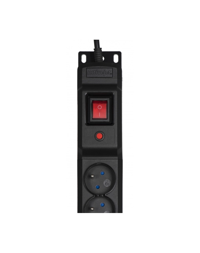 Listwa Przeciwprzepięciowa Activejet COMBO/12gn/3m/cz (12 x UTE; 10 A; 3m; kolor czarny) główny