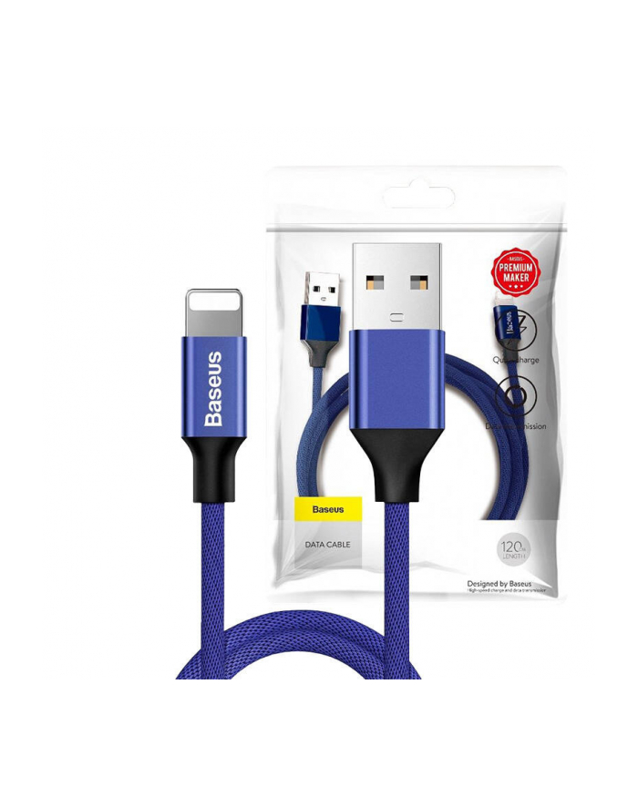 Kabel Baseus Yiven CALYW-13 (USB 2.0 - Lightning ; 1 2m; kolor niebieski) główny
