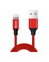 Kabel Baseus Yiven CALYW-A09 (USB 2.0 - Lightning ; 1 8m; kolor czerwony) - nr 7