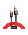Kabel Baseus cafule CAMKLF-B09 (USB M - Micro USB M; 1m; kolor czerwony) - nr 5