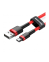 Kabel Baseus cafule CAMKLF-B09 (USB M - Micro USB M; 1m; kolor czerwony) - nr 6