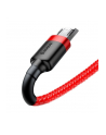 Kabel Baseus cafule CAMKLF-B09 (USB M - Micro USB M; 1m; kolor czerwony) - nr 9
