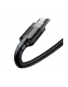 Kabel Baseus cafule CAMKLF-BG1 (USB M - Micro USB M; 1m; Szaro-czarny) - nr 12