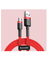 Kabel Baseus cafule CAMKLF-C09 (USB M - Micro USB M; 2m; kolor czerwony) - nr 1