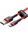 Kabel Baseus cafule CAMKLF-C09 (USB M - Micro USB M; 2m; kolor czerwony) - nr 2