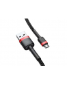 Kabel Baseus cafule CAMKLF-C91 (USB M - Micro USB M; 2m; kolor czarno-czerwony) - nr 21