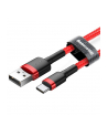 Kabel Baseus Cafule CATKLF-A09 (USB 2.0 - USB typu C ; 0 50m; kolor czerwony) - nr 12