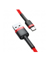 Kabel Baseus Cafule CATKLF-A09 (USB 2.0 - USB typu C ; 0 50m; kolor czerwony) - nr 14