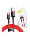 Kabel Baseus Cafule CATKLF-A09 (USB 2.0 - USB typu C ; 0 50m; kolor czerwony) - nr 17