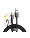 Kabel Baseus Cafule CATKLF-AG1 (USB 2.0 - USB typu C ; 0 50m; kolor ciemnoszary) - nr 11