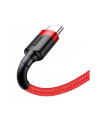 Kabel Baseus Cafule CATKLF-B09 (USB 2.0 - USB typu C ; 1m; kolor czerwony) - nr 12