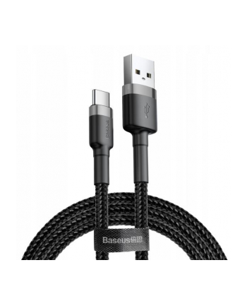 Kabel Baseus Cafule CATKLF-B91 (USB 2.0 - USB typu C ; 1m; kolor czarno-czerwony)