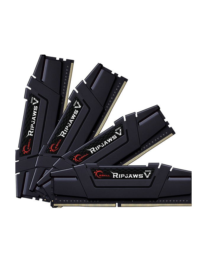 Pamięć RAM G.SKILL RipjawsV F4-3200C16Q-64GVK (DDR4 DIMM; 4 x 16 GB; 3200 MHz; CL16) główny