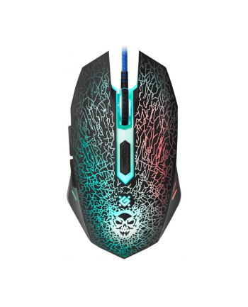 Zestaw mysz + podkładka komputerowa defender Shock 52110 (optyczna; 3200 DPI; kolor czarny)