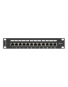 Patch panel Lanberg PPF6-9012-B (1U; 10 ; kat. 6; FTP; 12xRJ-45) - nr 1