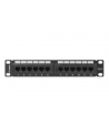 Patch panel Lanberg PPU6-9012-B (1U; 10 ; kat. 6; UTP; 12xRJ-45) - nr 12