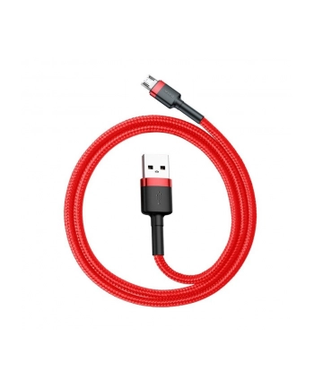 Kabel Baseus cafule CAMKLF-C09 (USB M - Micro USB M; 2m; kolor czerwony)