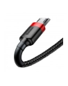 Kabel Baseus cafule CAMKLF-C91 (USB M - Micro USB M; 2m; kolor czarno-czerwony) - nr 14