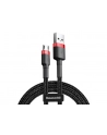 Kabel Baseus cafule CAMKLF-C91 (USB M - Micro USB M; 2m; kolor czarno-czerwony) - nr 20