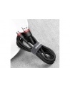 Kabel Baseus cafule CAMKLF-C91 (USB M - Micro USB M; 2m; kolor czarno-czerwony) - nr 28