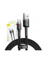 Kabel Baseus Cafule CATKLF-CG1 (USB 2.0 - USB typu C ; 2m; Szaro-czarny) - nr 13