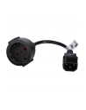 Adapter Akyga AK-PC-10A (C14  IEC C14 M - Schuko F; 0 15m; kolor czarny) - nr 2