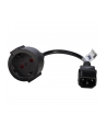 Adapter Akyga AK-PC-10A (C14  IEC C14 M - Schuko F; 0 15m; kolor czarny) - nr 7